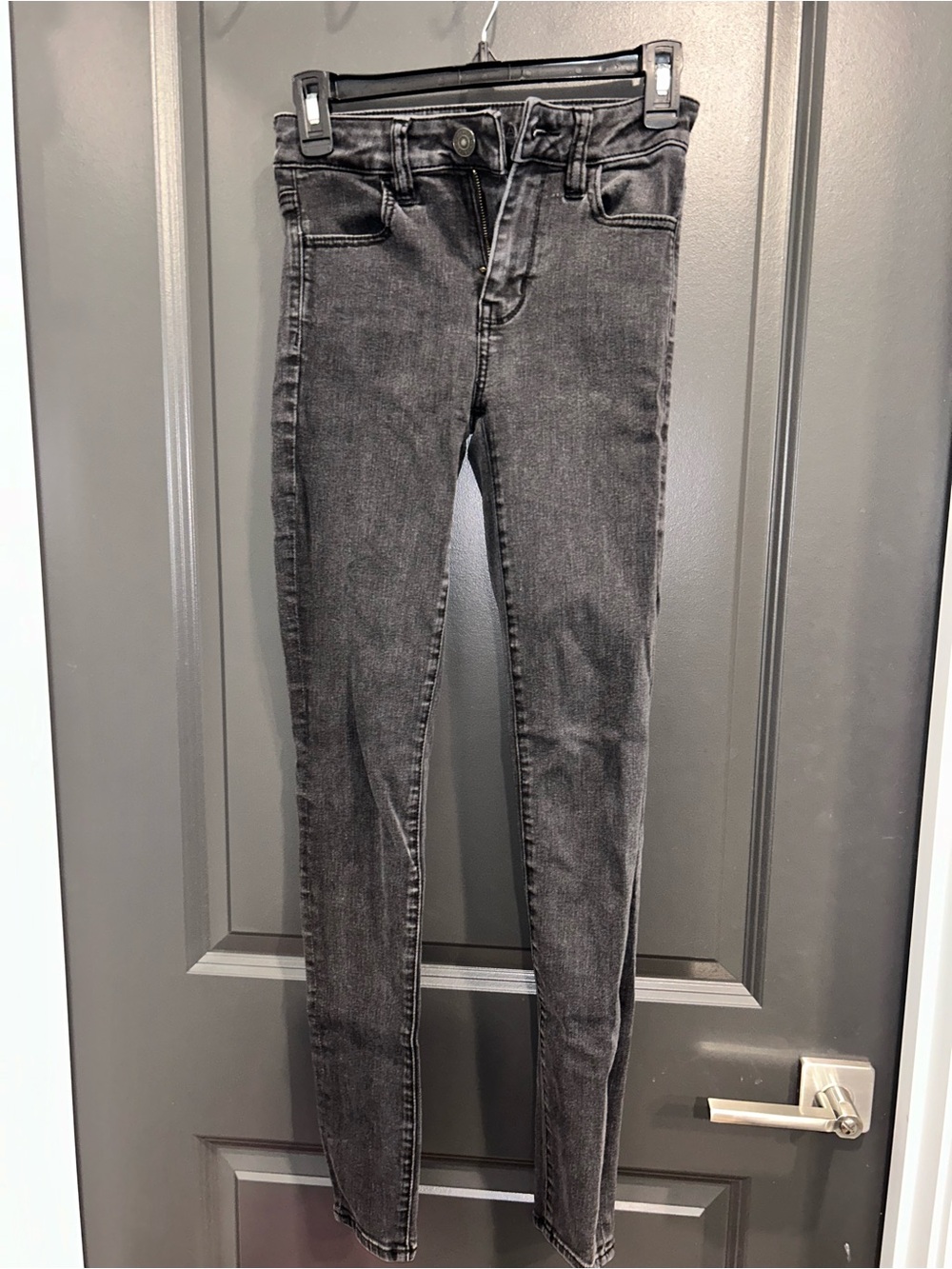 American Eagle Outfitters Women's Skinny Jeans - Charcoal